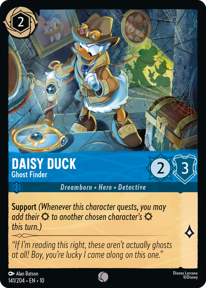 Daisy Duck - Ghost Finder #141 (Common)