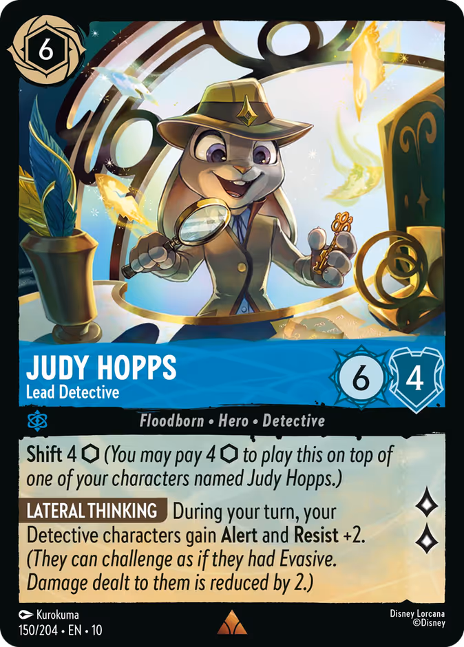 Judy Hopps - Lead Detective #150 (Rare)
