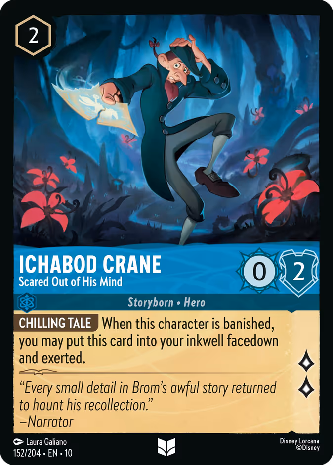 Ichabod Crane - Scared Out of His Mind #152 (Uncommon)