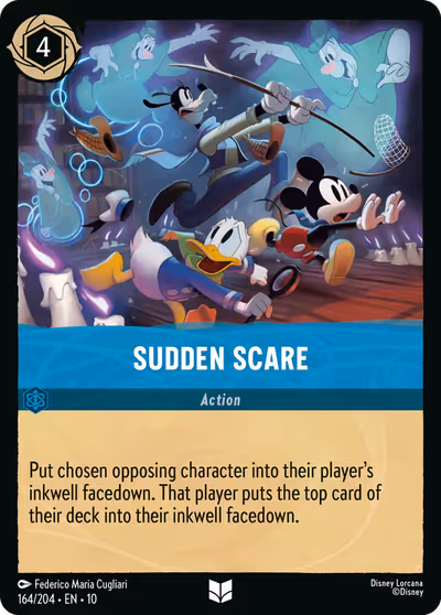 Sudden Scare #164 — Whispers in the Well (Uncommon) · Disney Lorcana