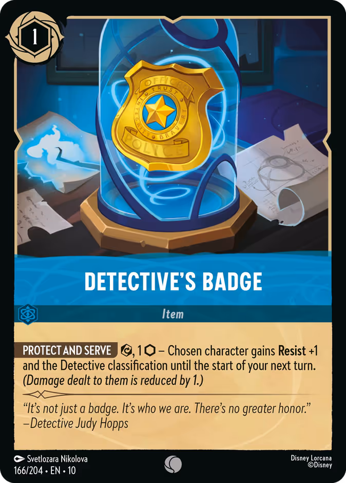 Detective's Badge #166 (Common)