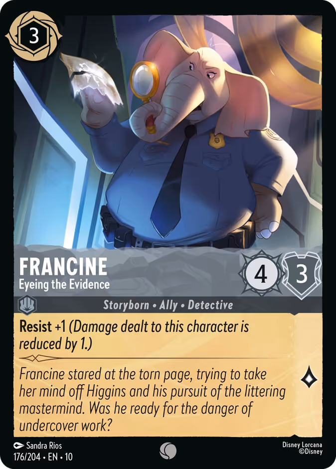 Francine - Eyeing the Evidence #176 (Common)