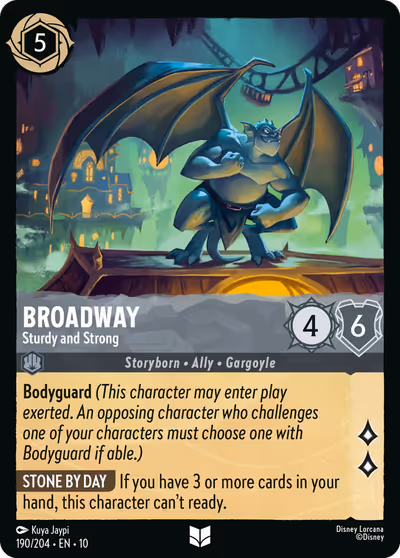 Broadway - Sturdy and Strong #190 — Whispers in the Well (Uncommon) · Disney Lorcana