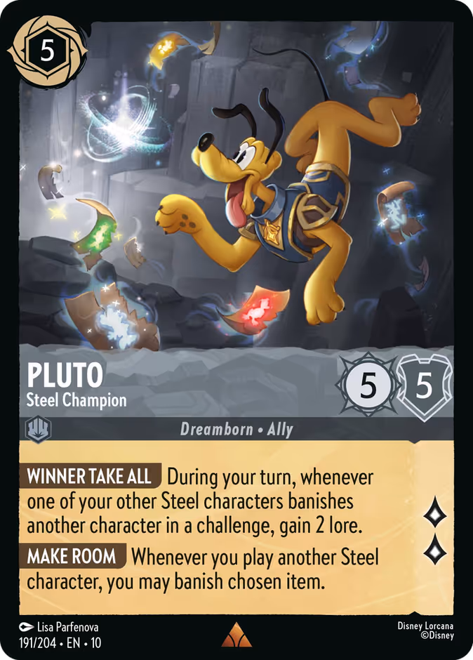 Pluto - Steel Champion #191 (Rare)