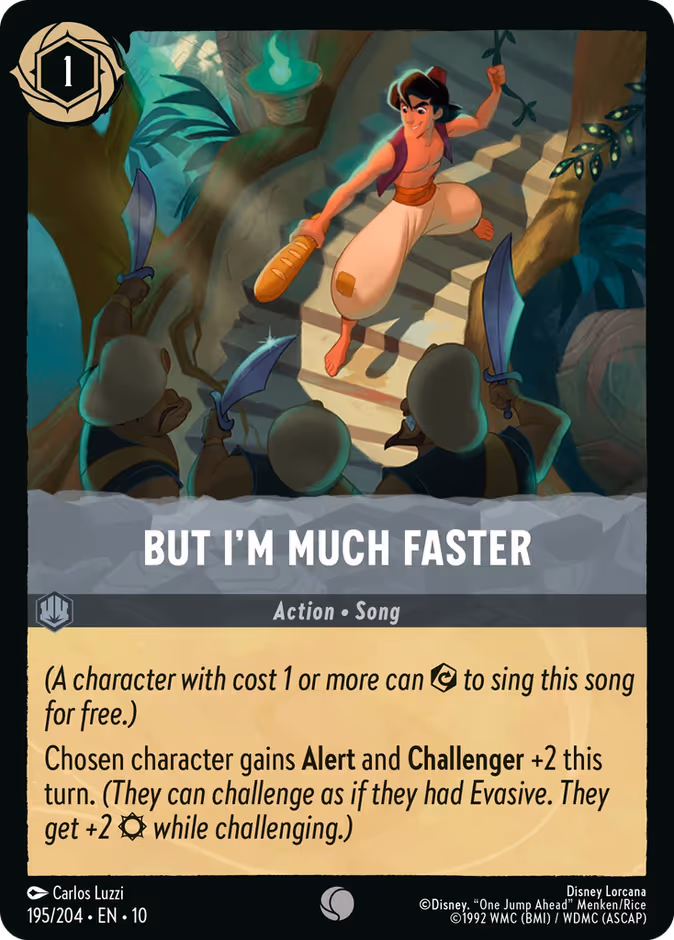 But I'm Much Faster #195 (Common)