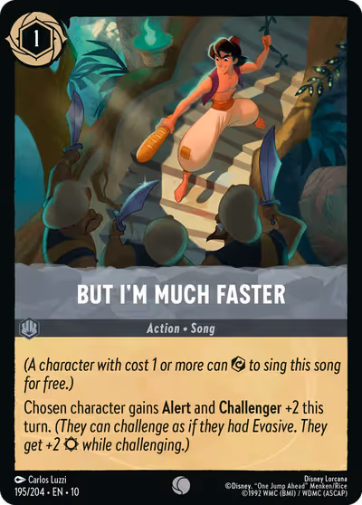 But I'm Much Faster