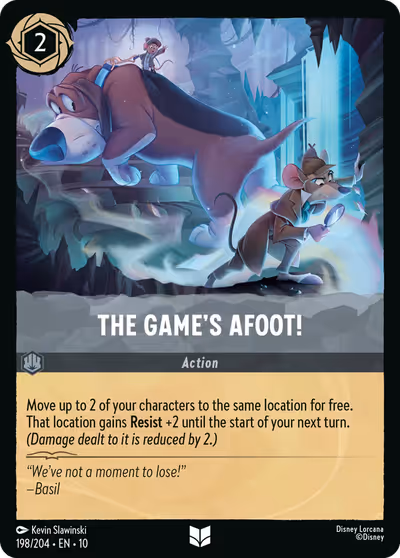 The Game's Afoot! #198 — Whispers in the Well (Uncommon) · Disney Lorcana