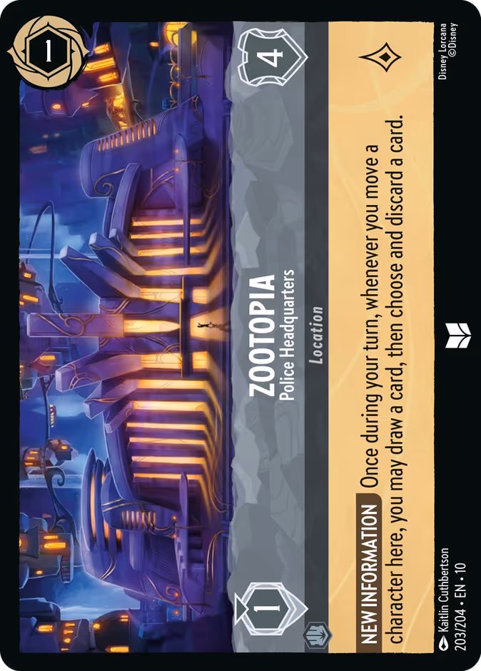 Zootopia - Police Headquarters #203 (Uncommon)