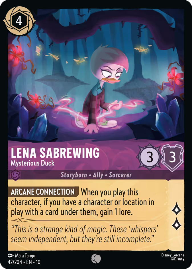 Lena Sabrewing - Mysterious Duck #42 (Common)