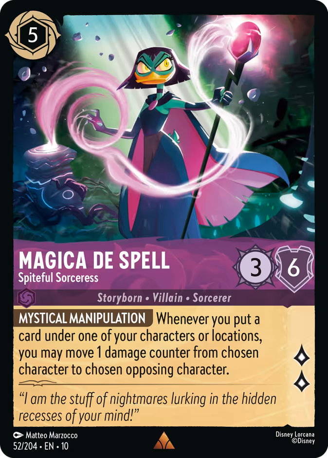 Magica De Spell - Spiteful Sorceress #52 (Rare)