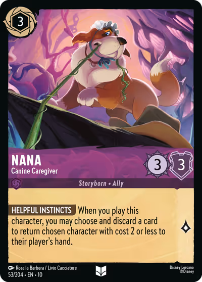 Nana - Canine Caregiver #53 — Whispers in the Well (Uncommon) · Disney Lorcana