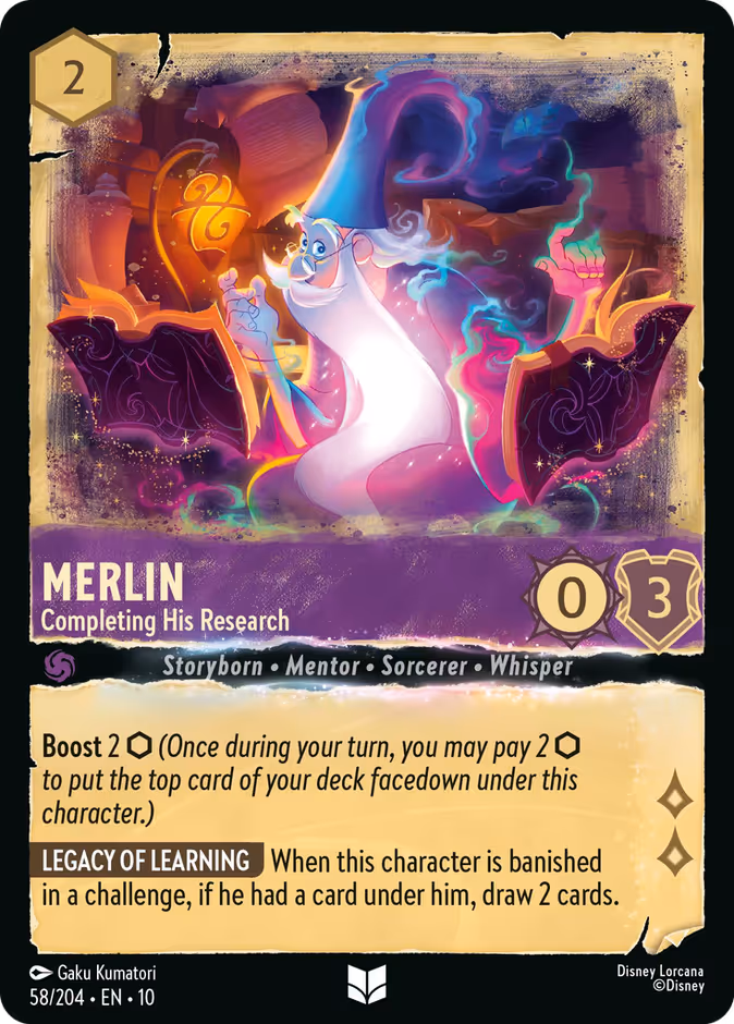 Merlin - Completing His Research #58 (Uncommon)