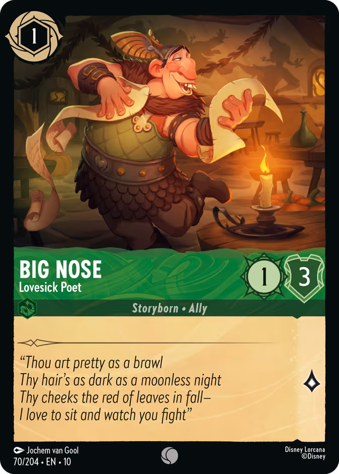Big Nose - Lovesick Poet #70 (Common)