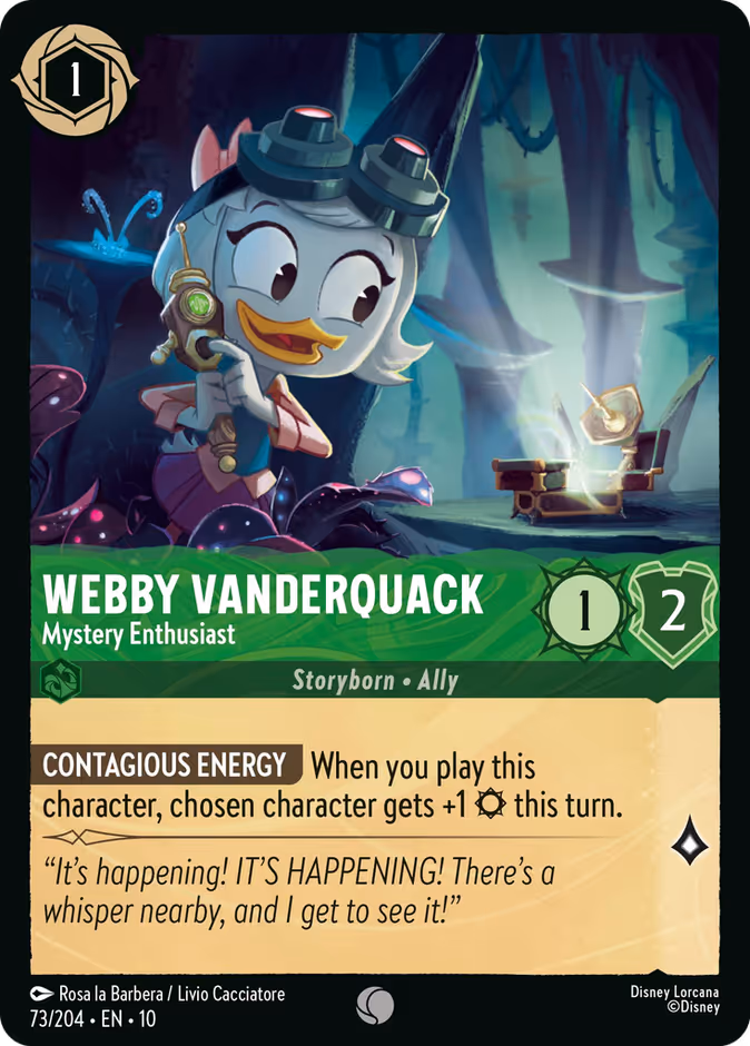 Webby Vanderquack - Mystery Enthusiast #73 (Common)