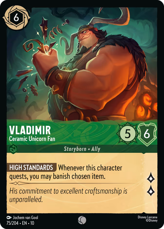 Vladimir - Ceramic Unicorn Fan #75 (Common)