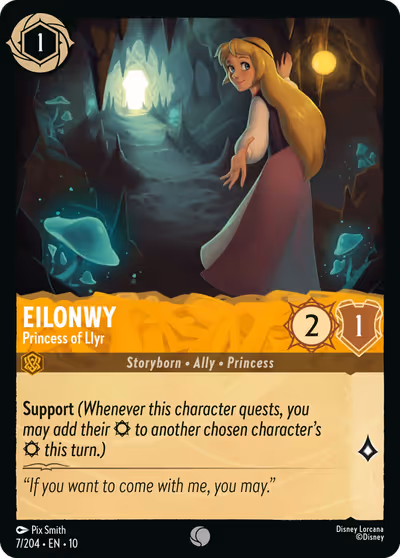 Eilonwy - Princess of Llyr #7 — Whispers in the Well (Common) · Disney Lorcana
