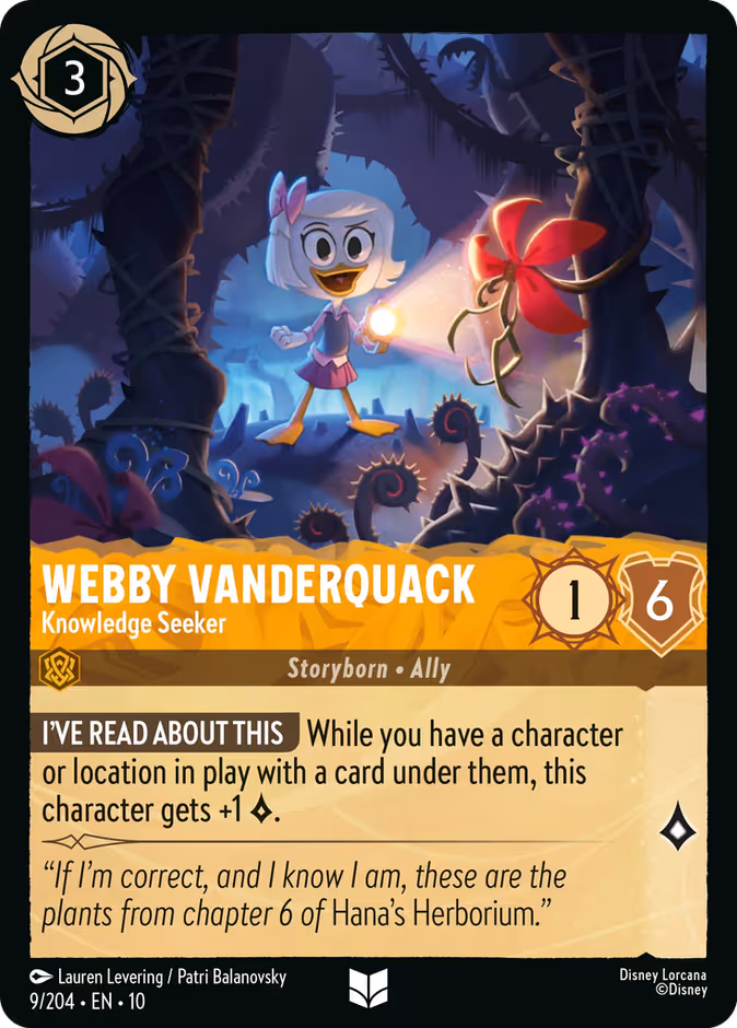 Webby Vanderquack - Knowledge Seeker #9 (Uncommon)