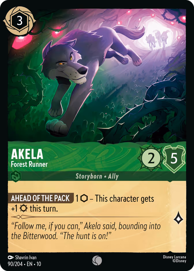 Akela - Forest Runner #90 (Common)