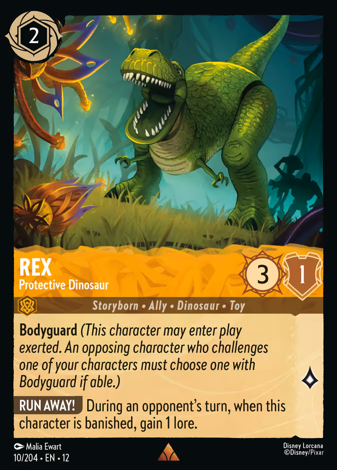 Rex - Protective Dinosaur — Disney Lorcana