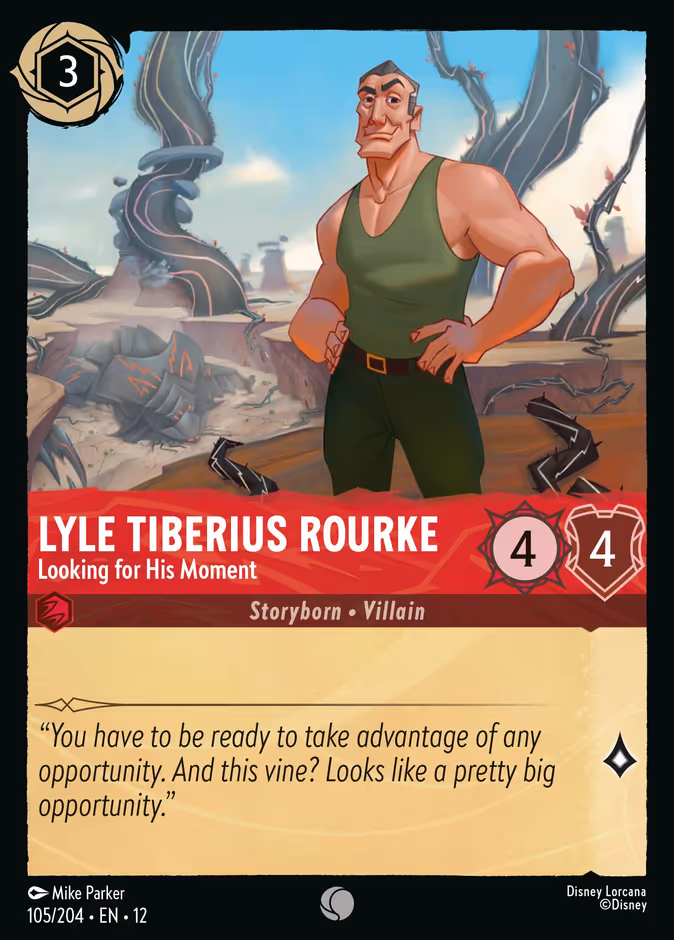 Lyle Tiberius Rourke - Looking for His Moment #105 (Common)