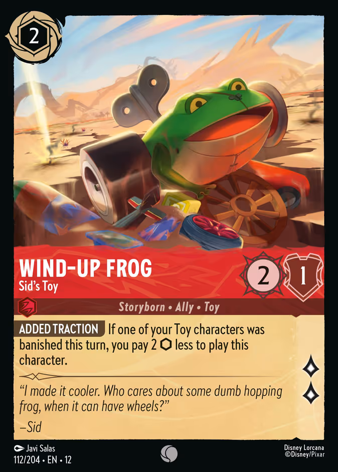 Wind-Up Frog - Sid's Toy #112 (Common)
