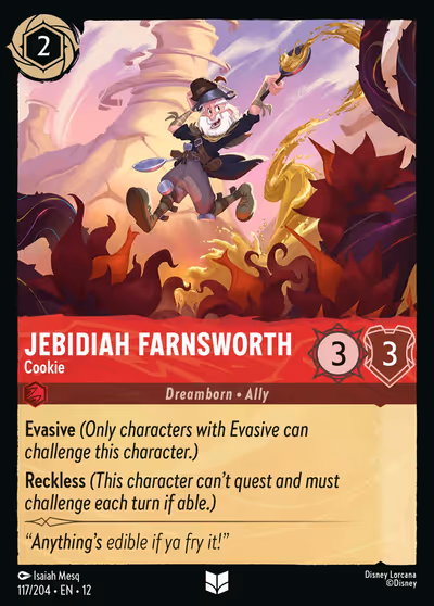 Jebidiah Farnsworth - Cookie #117 — Wilds Unknown (Uncommon) · Disney Lorcana