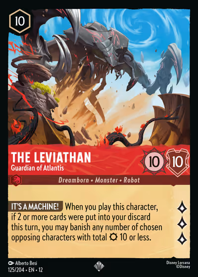 The Leviathan - Guardian of Atlantis #125 — Wilds Unknown (Super_rare) · Disney Lorcana