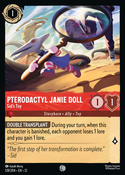 Pterodactyl Janie Doll - Sid's Toy