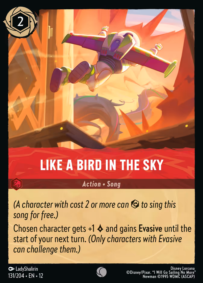 Like A Bird In the Sky #131 (Common)