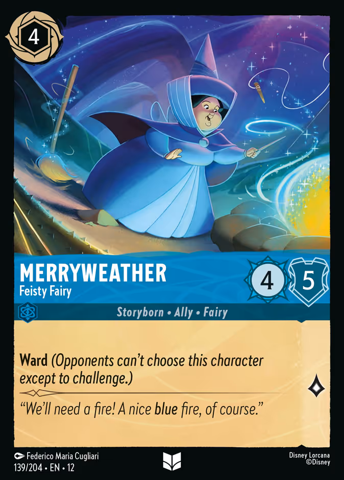 Merryweather - Feisty Fairy #139 (Uncommon)
