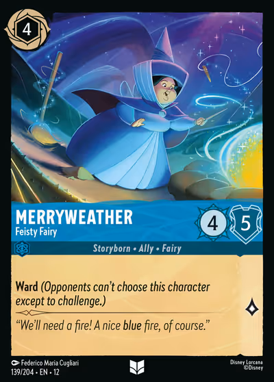Merryweather - Feisty Fairy #139 Foil — Wilds Unknown (Uncommon) · Disney Lorcana