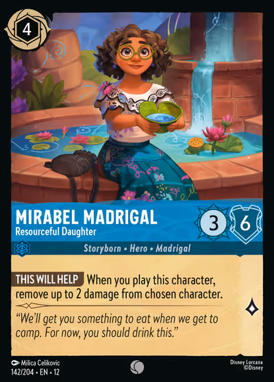 Mirabel Madrigal - Resourceful Daughter #142 — Wilds Unknown (Common) · Disney Lorcana