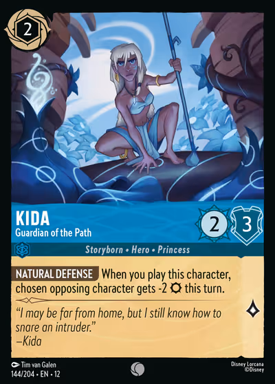 Kida - Guardian of the Path #144 Foil — Wilds Unknown (Common) · Disney Lorcana