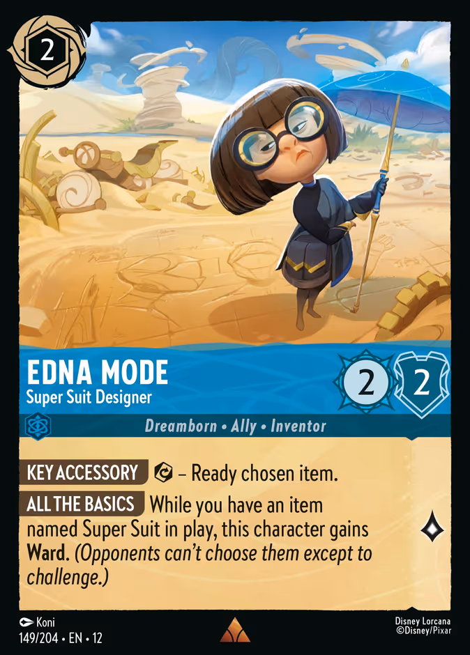 Edna Mode - Super Suit Designer #149 (Rare)