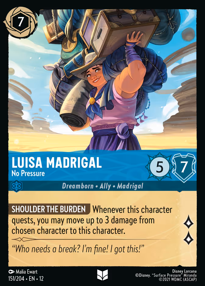 Luisa Madrigal - No Pressure #151 (Uncommon)
