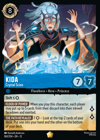 Kida - Crystal Scion #160 Foil — Wilds Unknown (Legendary) · Disney Lorcana