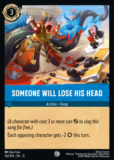 Someone Will Lose His Head #162 — Wilds Unknown (Common) · Disney Lorcana