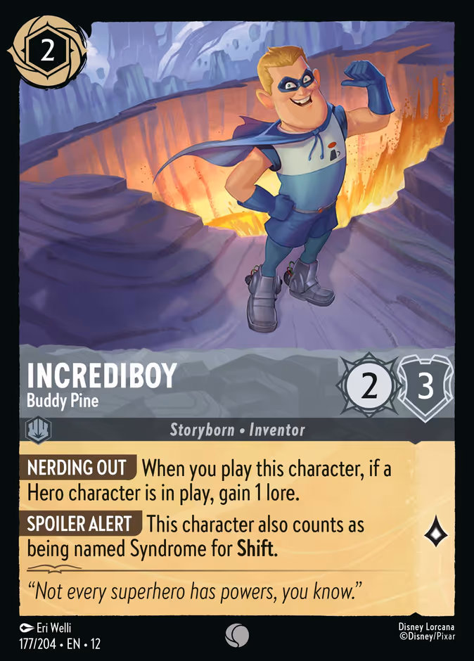 Incrediboy - Buddy Pine #177 (Common)