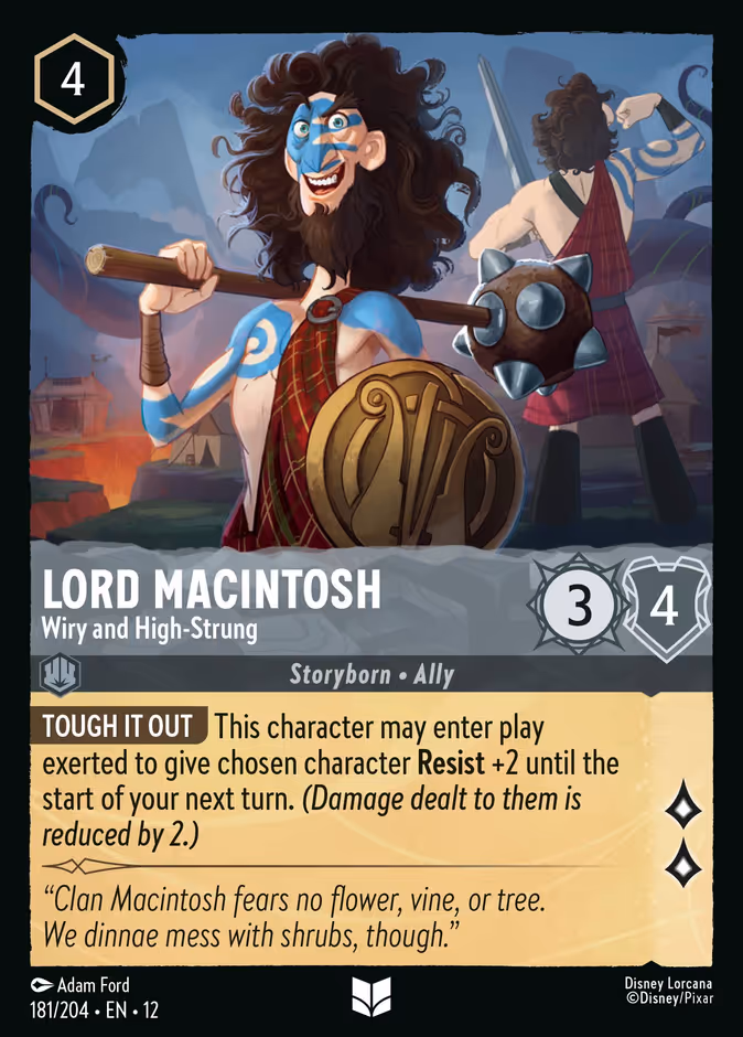 Lord Macintosh - Wiry and High-Strung #181 (Uncommon)