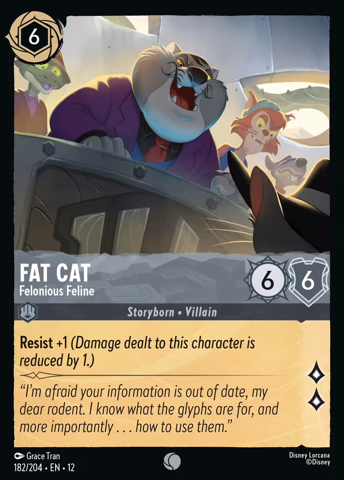 Fat Cat - Felonious Feline #182 (Common)