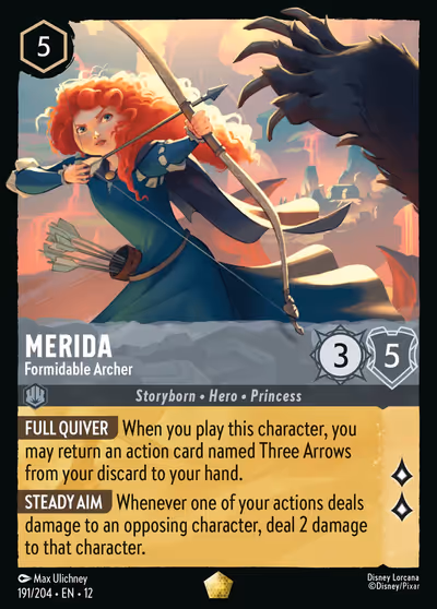 Merida - Formidable Archer #191 — Wilds Unknown (Legendary) · Disney Lorcana