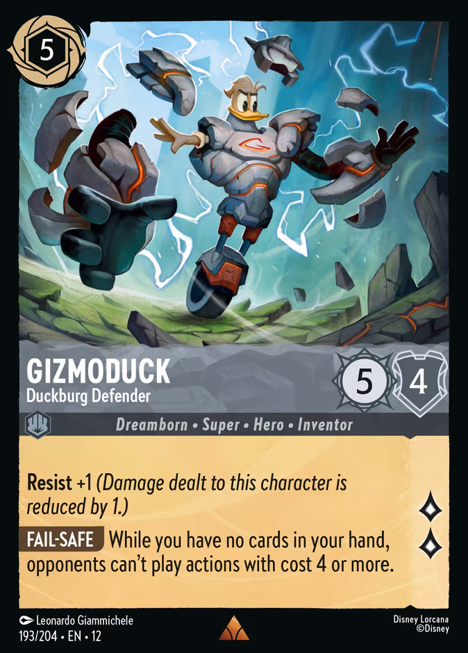 Gizmoduck - Duckburg Defender #193 (Rare)