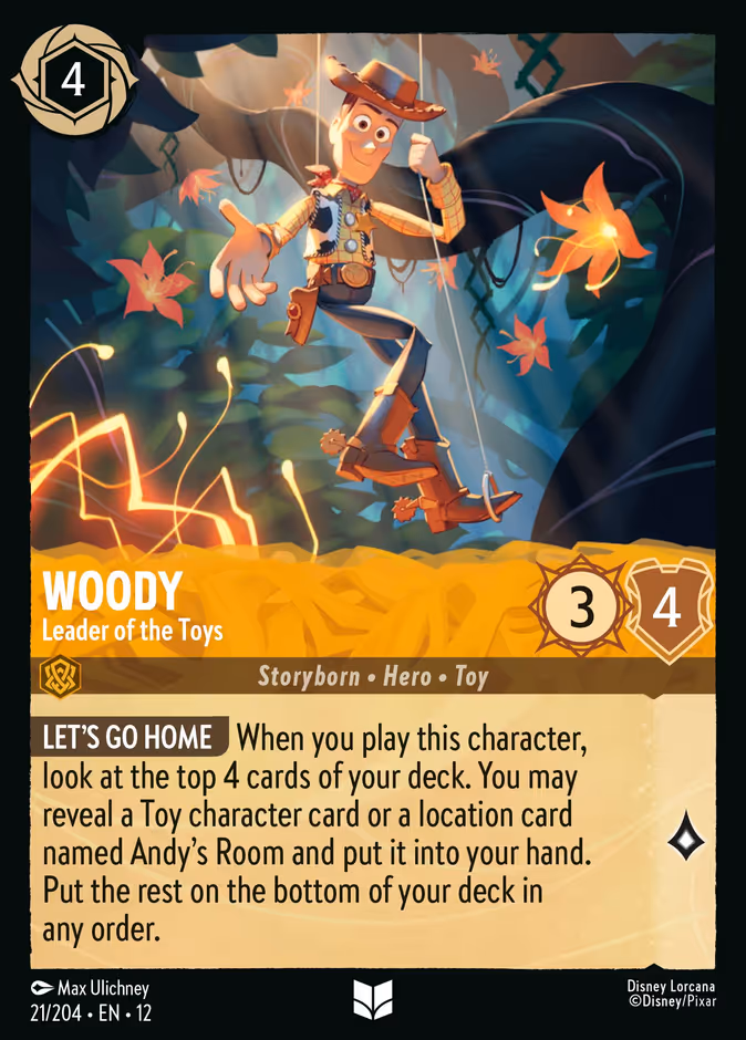 Woody - Leader of the Toys #21 (Uncommon)