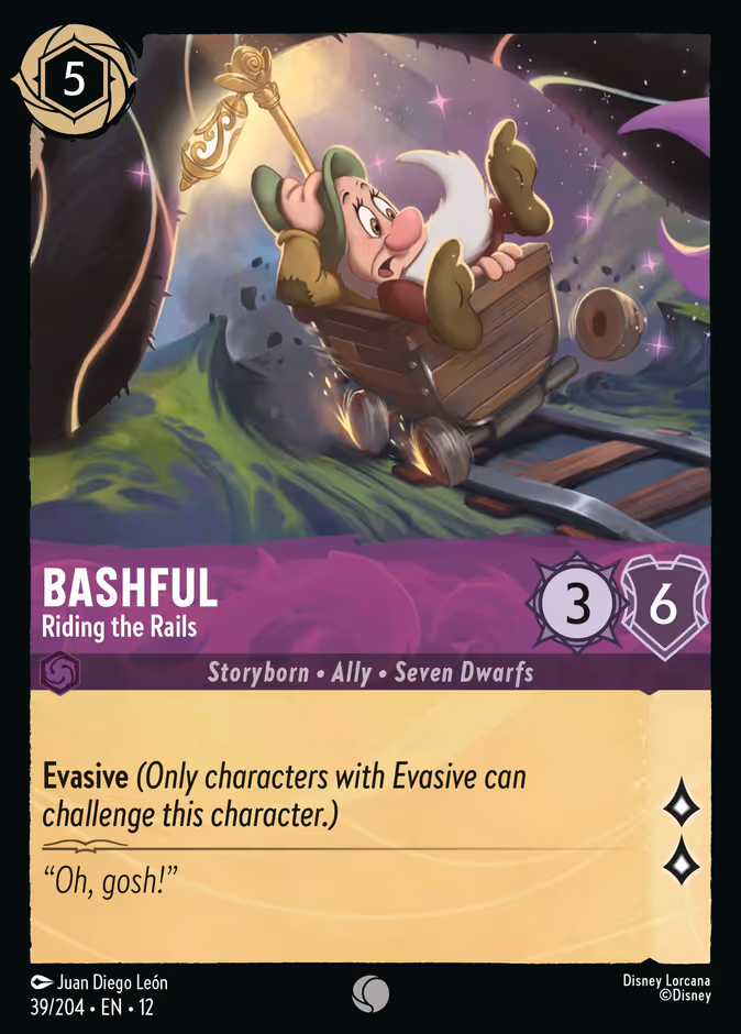 Bashful - Riding the Rails #39 (Common)