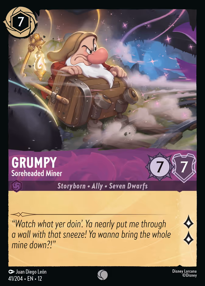 Grumpy - Soreheaded Miner #41 (Common)