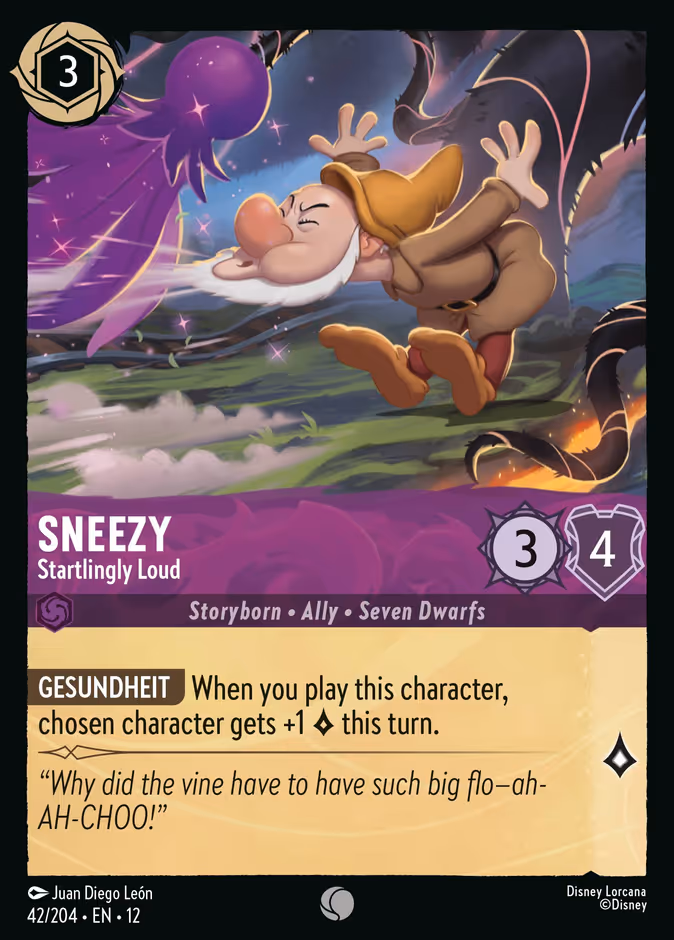 Sneezy - Startlingly Loud #42 (Common)