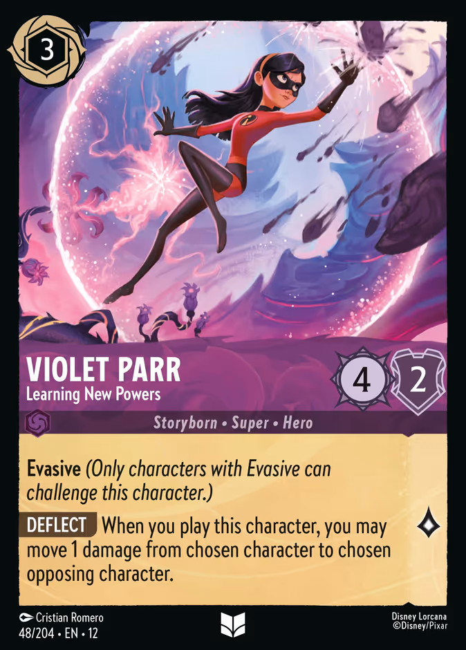 Violet Parr - Learning New Powers #48 (Uncommon)