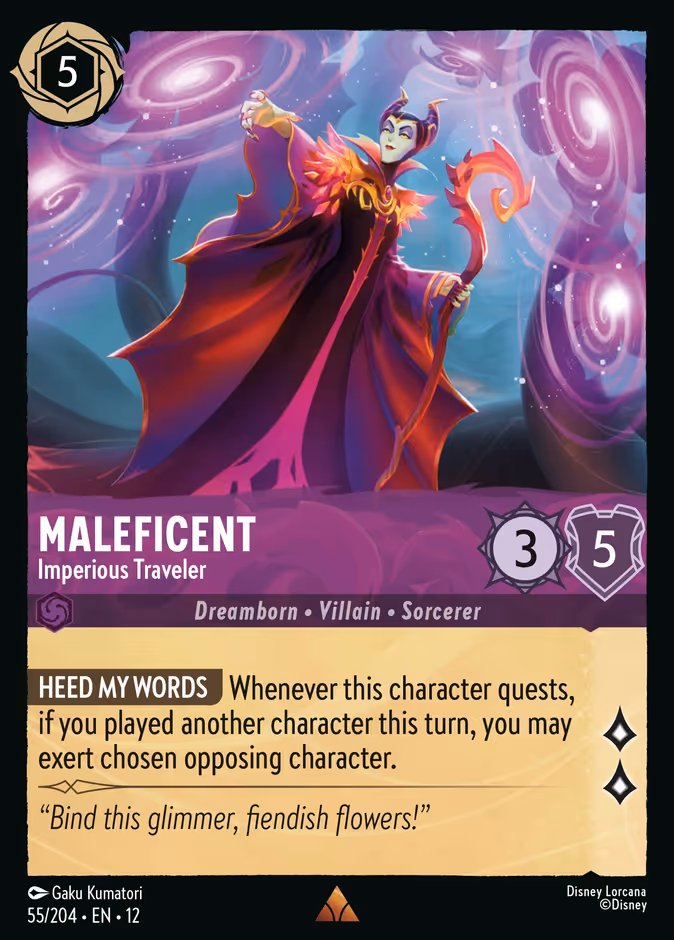 Maleficent - Imperious Traveler #55 (Rare)