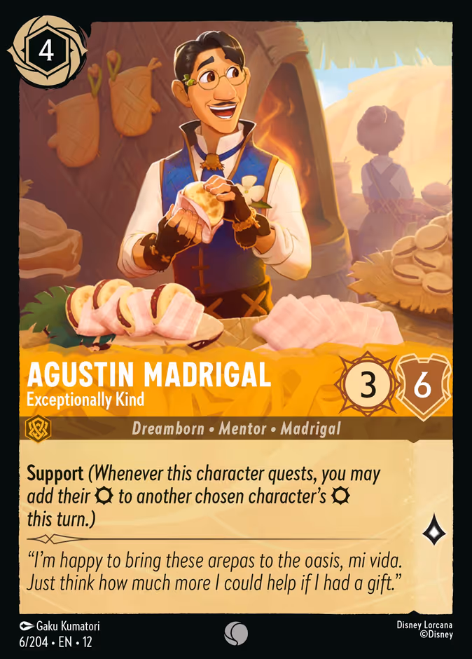 Agustin Madrigal - Exceptionally Kind #6 (Common)