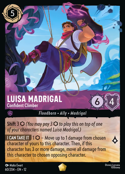 Luisa Madrigal - Confident Climber #60 Foil — Wilds Unknown (Legendary) · Disney Lorcana